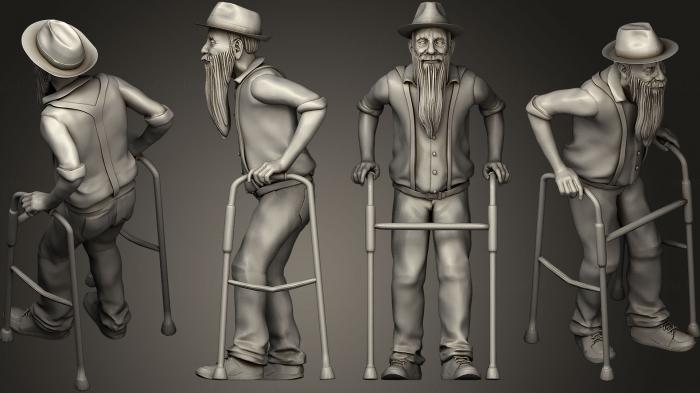 Figurines of people (STKH_0232) 3D model for CNC machine